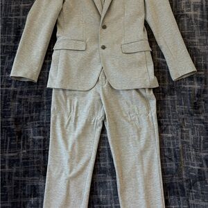 Alfani Men’s Casual Suit Blazer- S & Pants-30 Set Gray